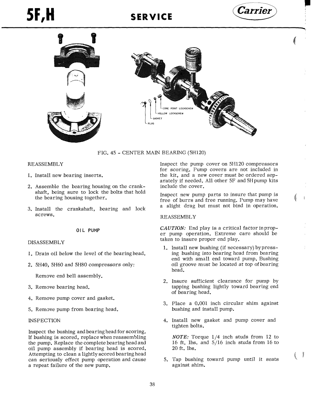 Carrier 5F manual 