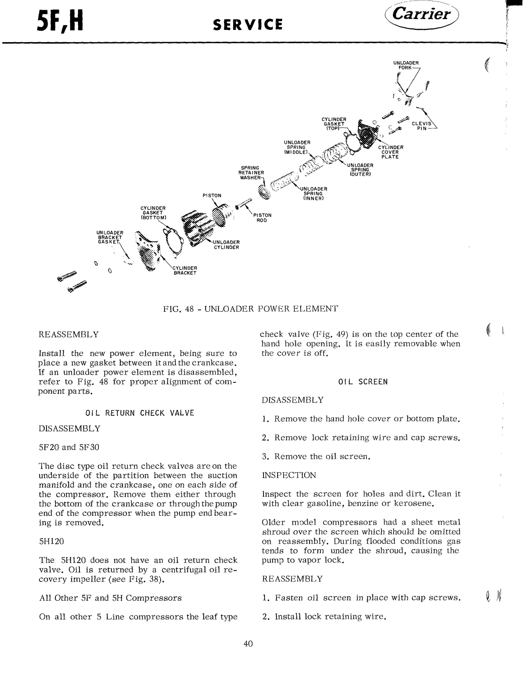 Carrier 5F manual 