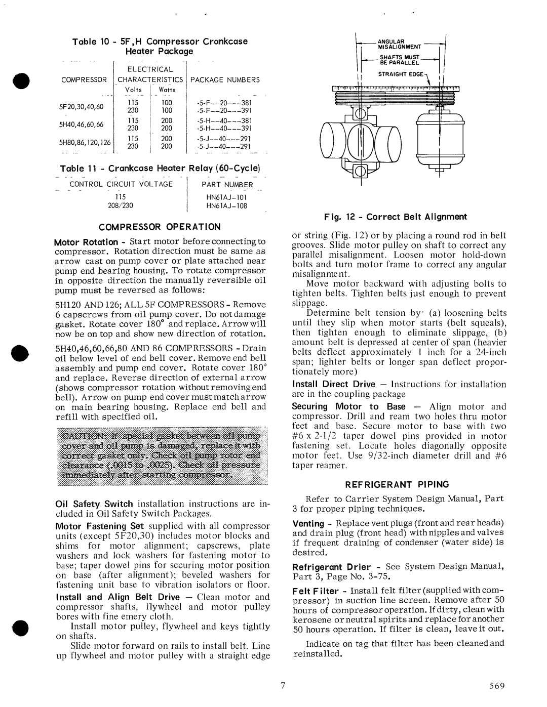 Carrier 5H manual 