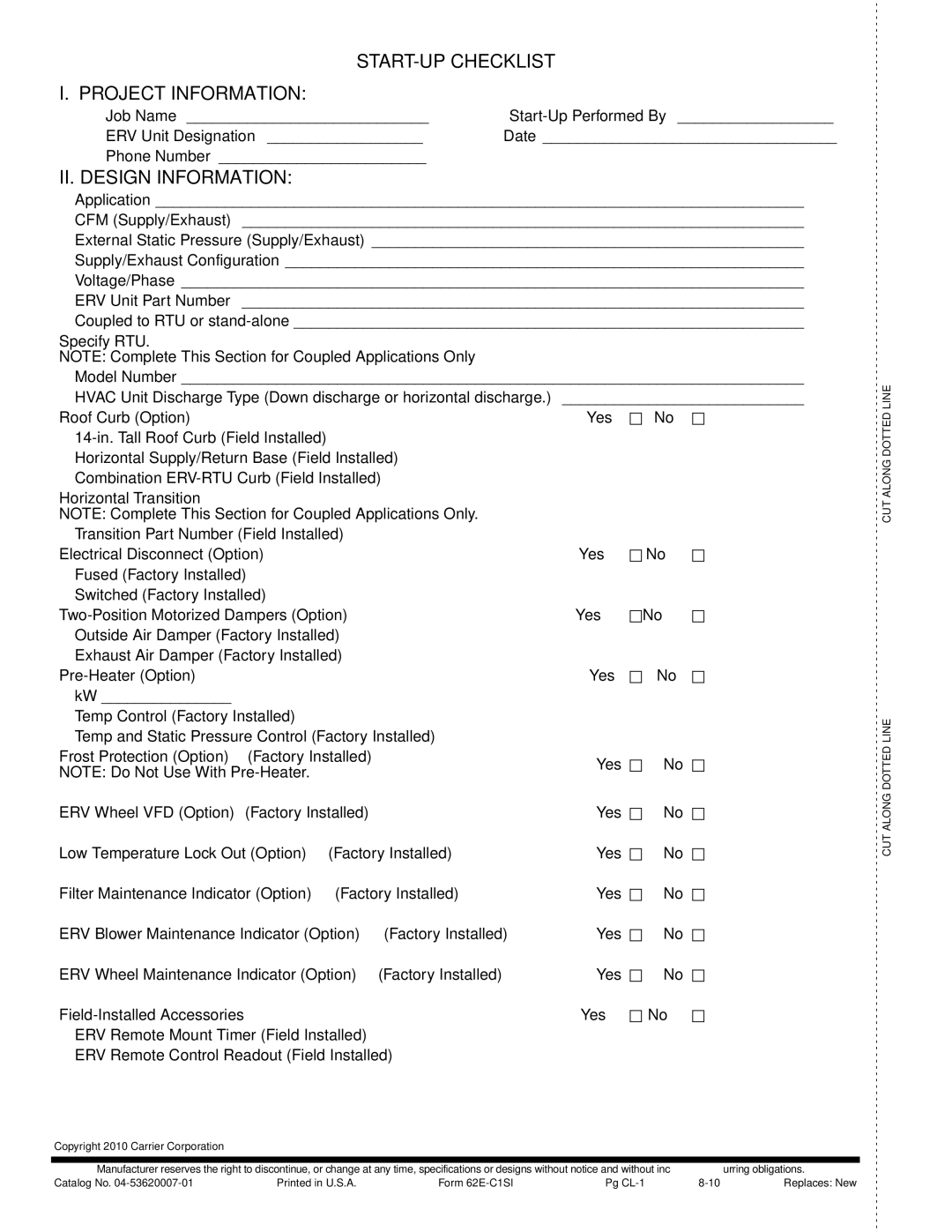 Carrier 62E specifications Application, Coupled to RTU or stand-alone Specify RTU 