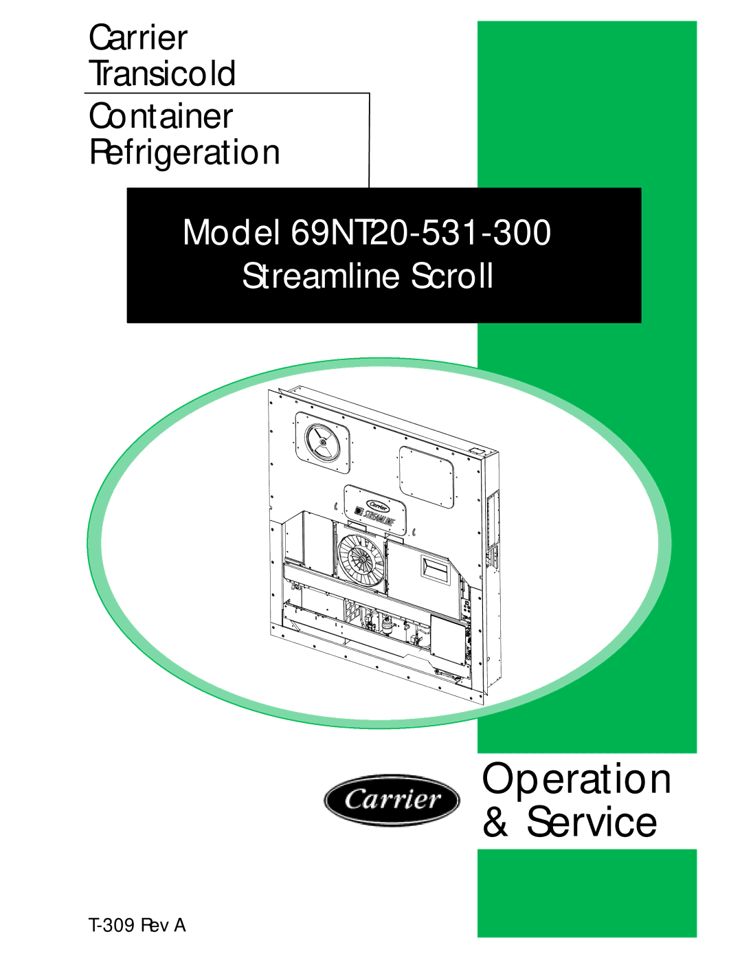 Carrier 69NT20-531-300 manual Service 