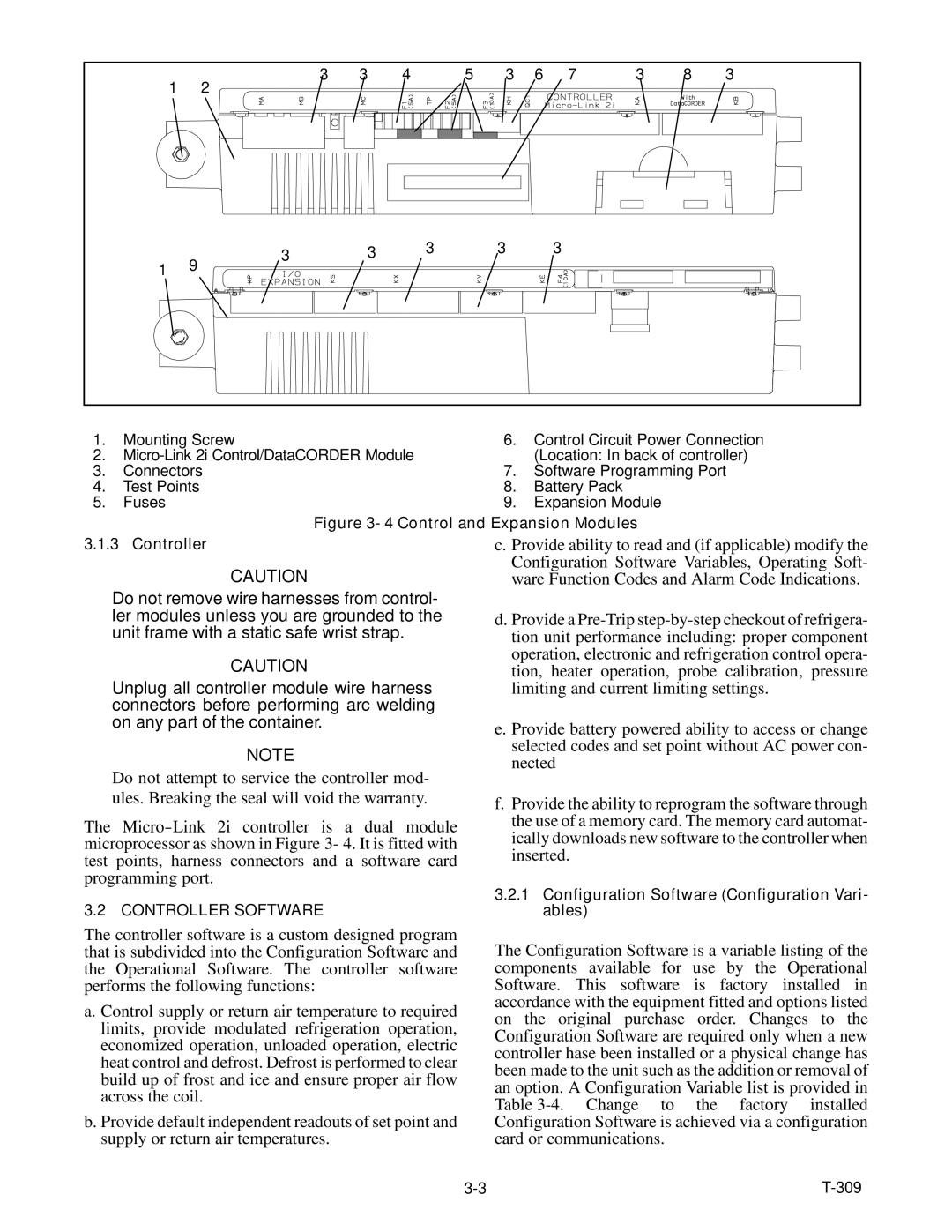 Carrier 69NT20-531-300 manual Controller Software 