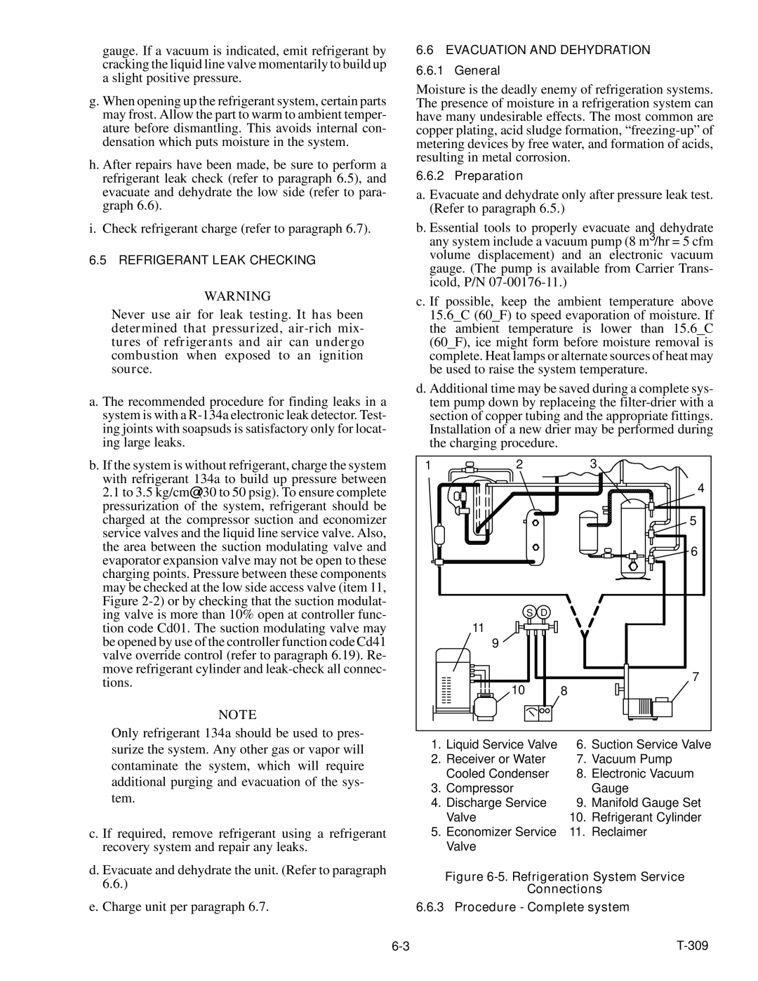 Carrier 69NT20-531-300 manual Refrigerant Leak Checking 