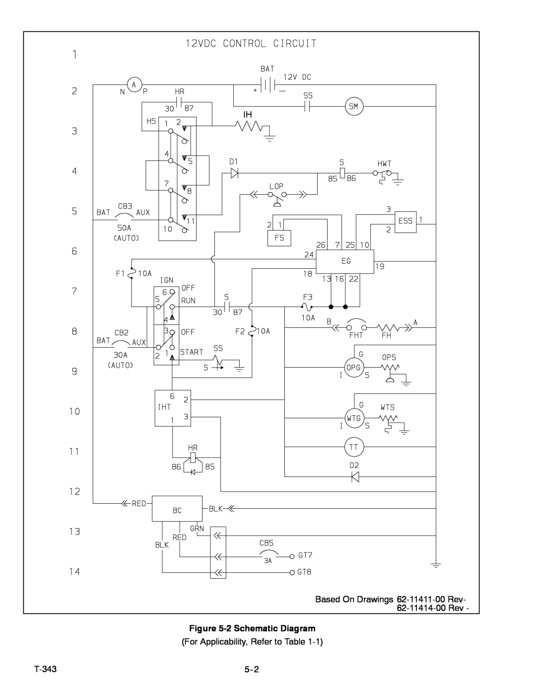 Carrier 69UG15 2 Schematic Diagram, Based On Drawings 62-11411-00 Rev, 62-11414-00 Rev, For Applicability, Refer to Table 