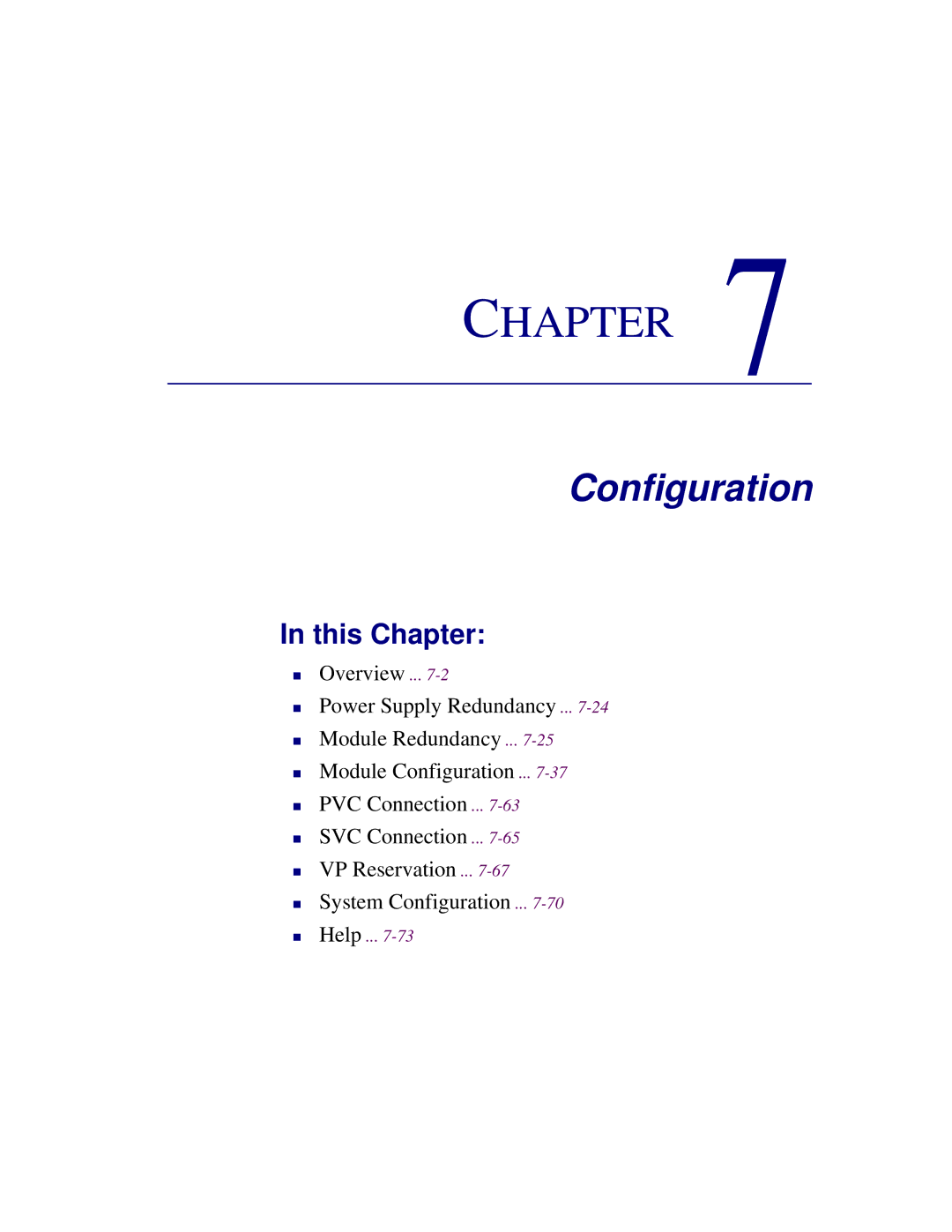 Carrier Access 1750 user manual Configuration 