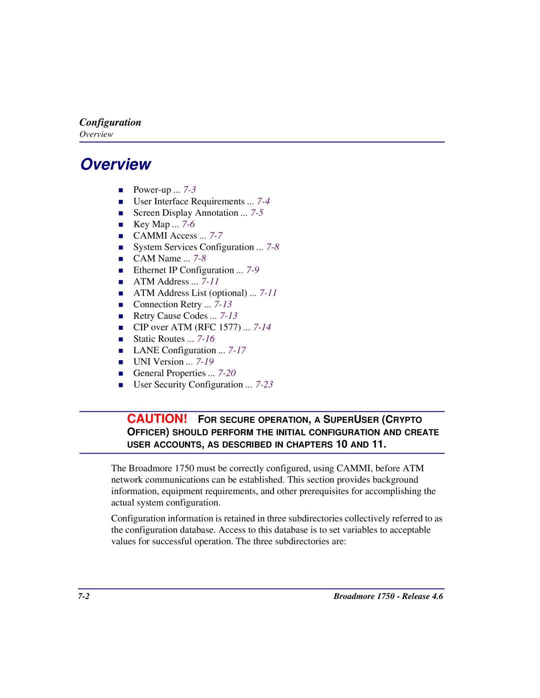 Carrier Access 1750 user manual Overview 