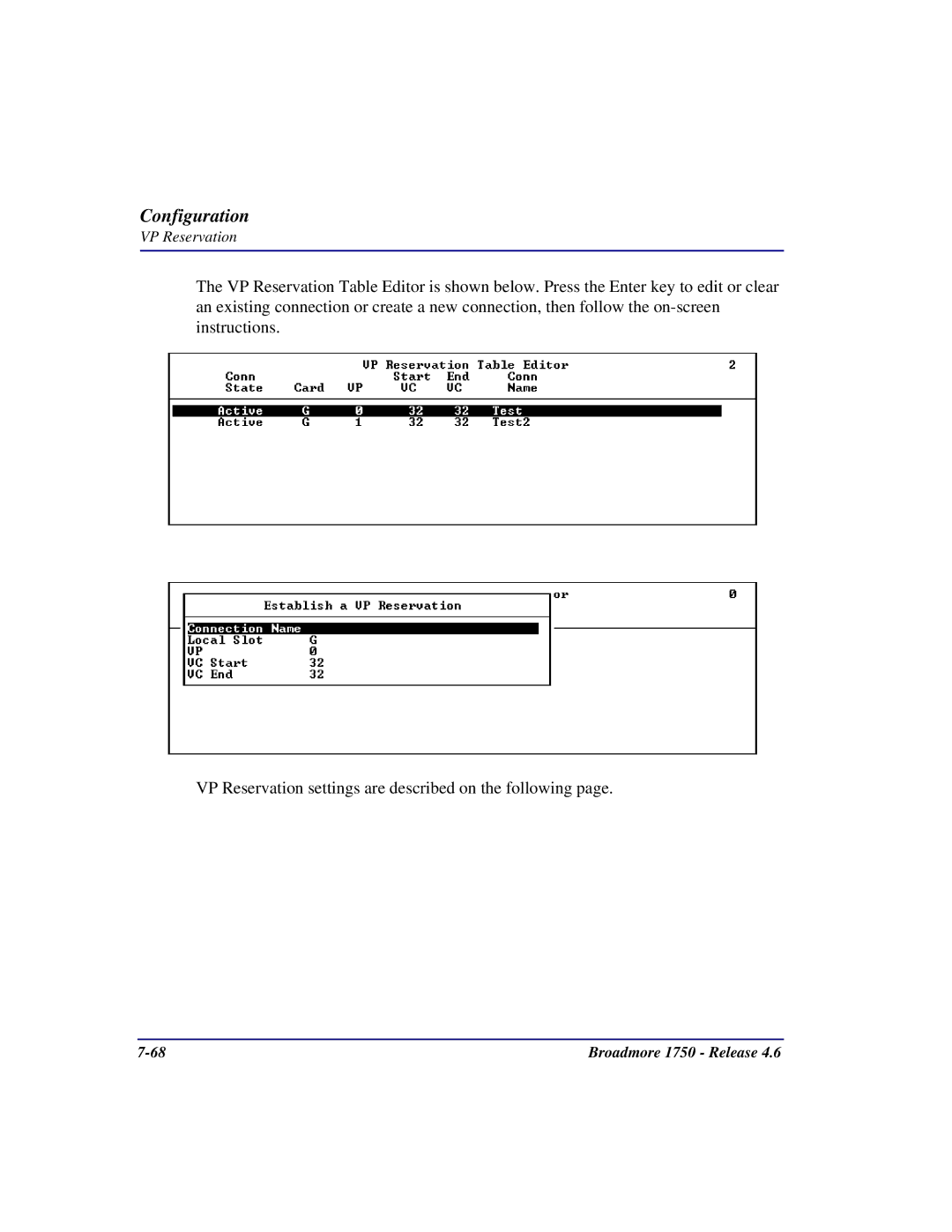 Carrier Access 1750 user manual Configuration 