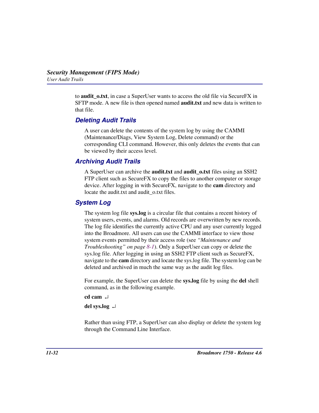 Carrier Access user manual Broadmore 1750 Release 