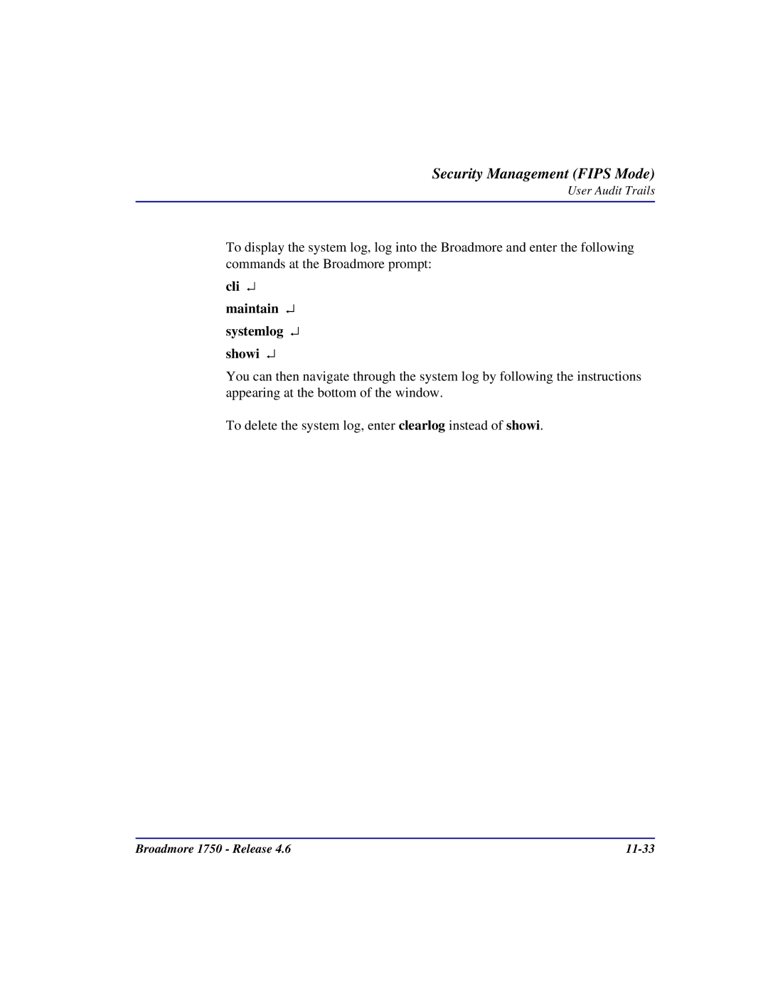 Carrier Access user manual Broadmore 1750 Release 11-33 