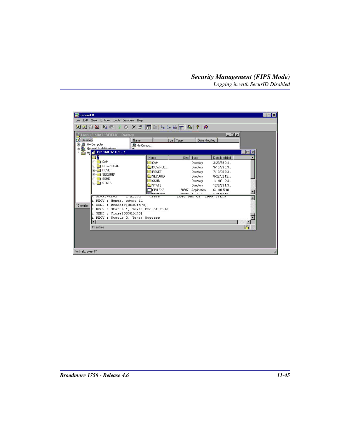 Carrier Access user manual Broadmore 1750 Release 11-45 