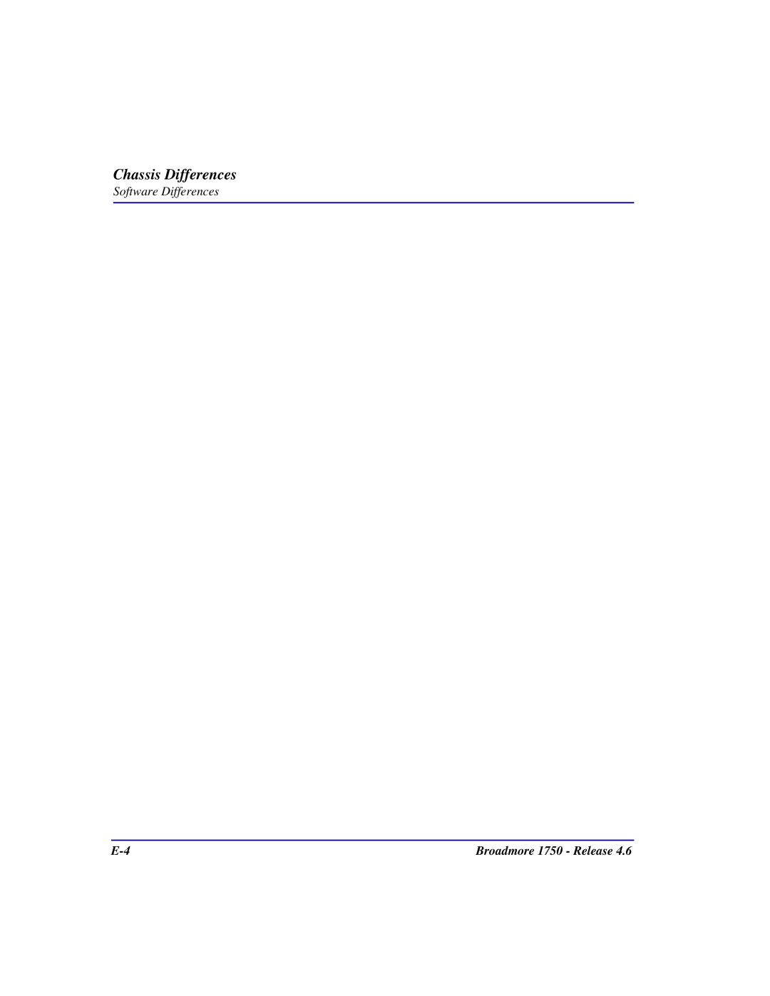 Carrier Access 1750 user manual Chassis Differences 