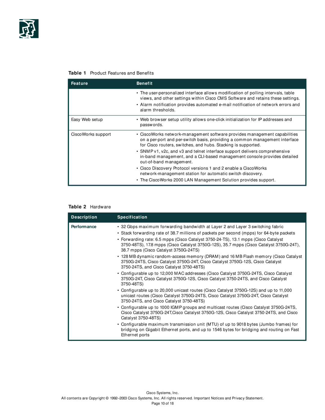 Carrier Access 3750 Series manual Hardware, Description Specification, Performance 