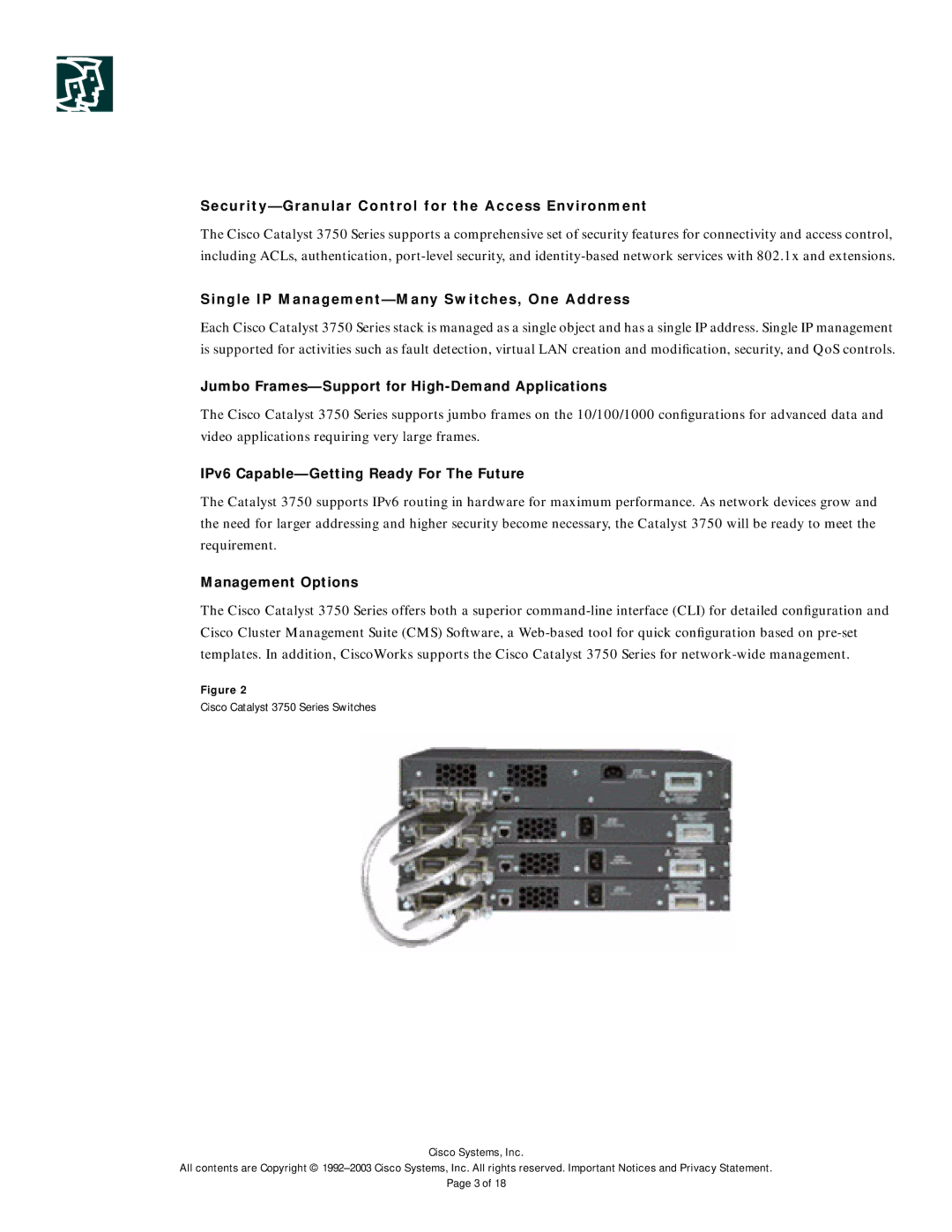 Carrier Access 3750 Series Security-Granular Control for the Access Environment, IPv6 Capable-Getting Ready For The Future 