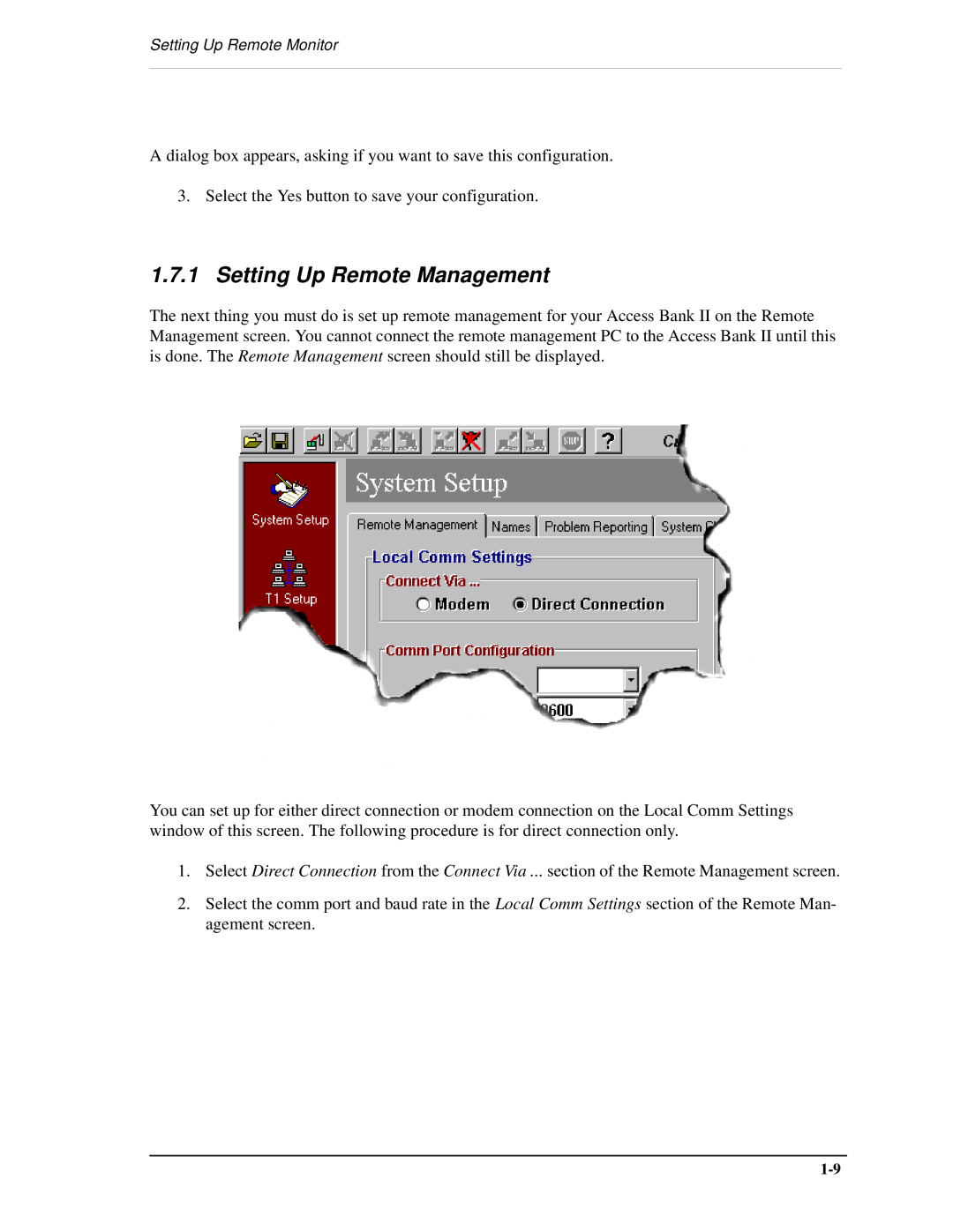 Carrier Access AB II manual Setting Up Remote Management 