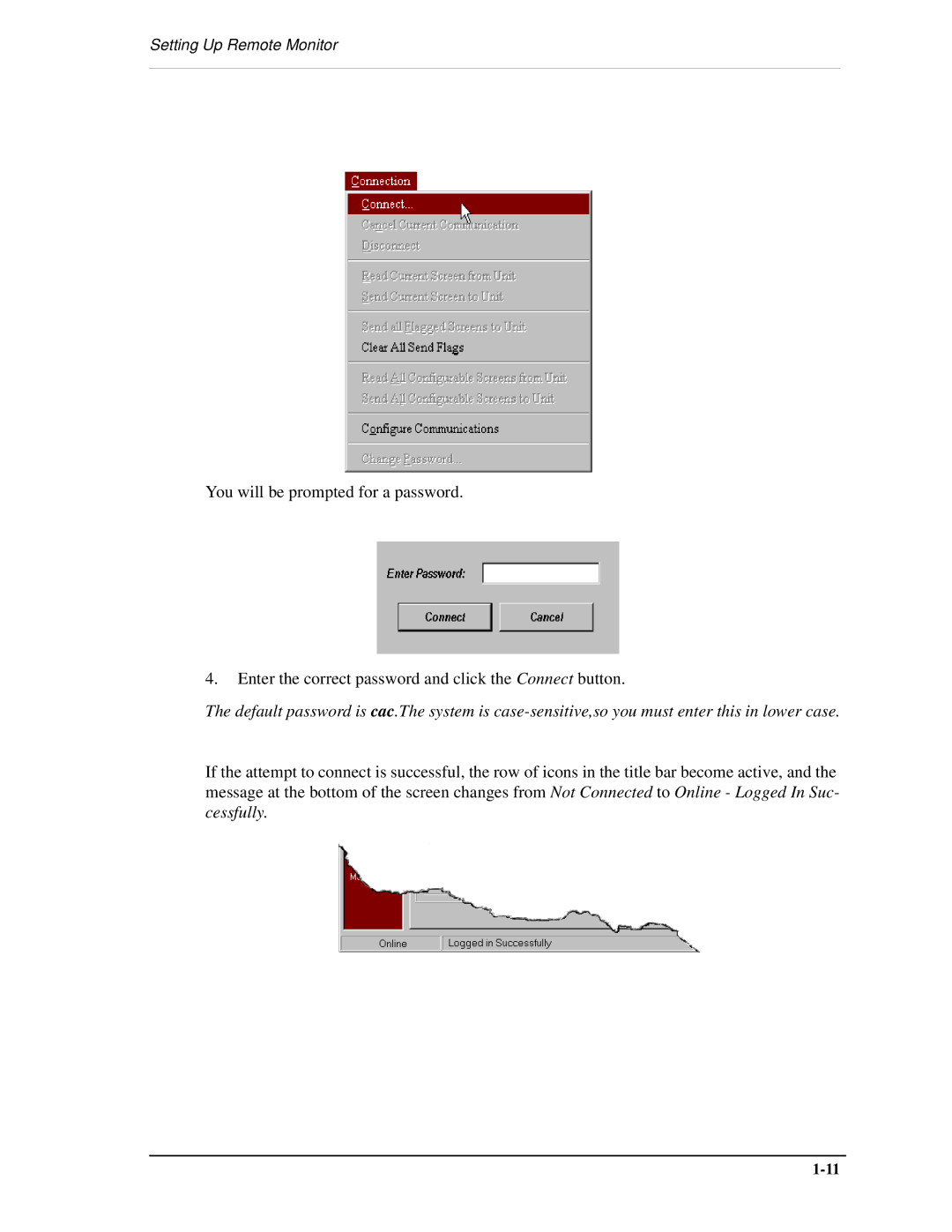 Carrier Access AB II manual Setting Up Remote Monitor 