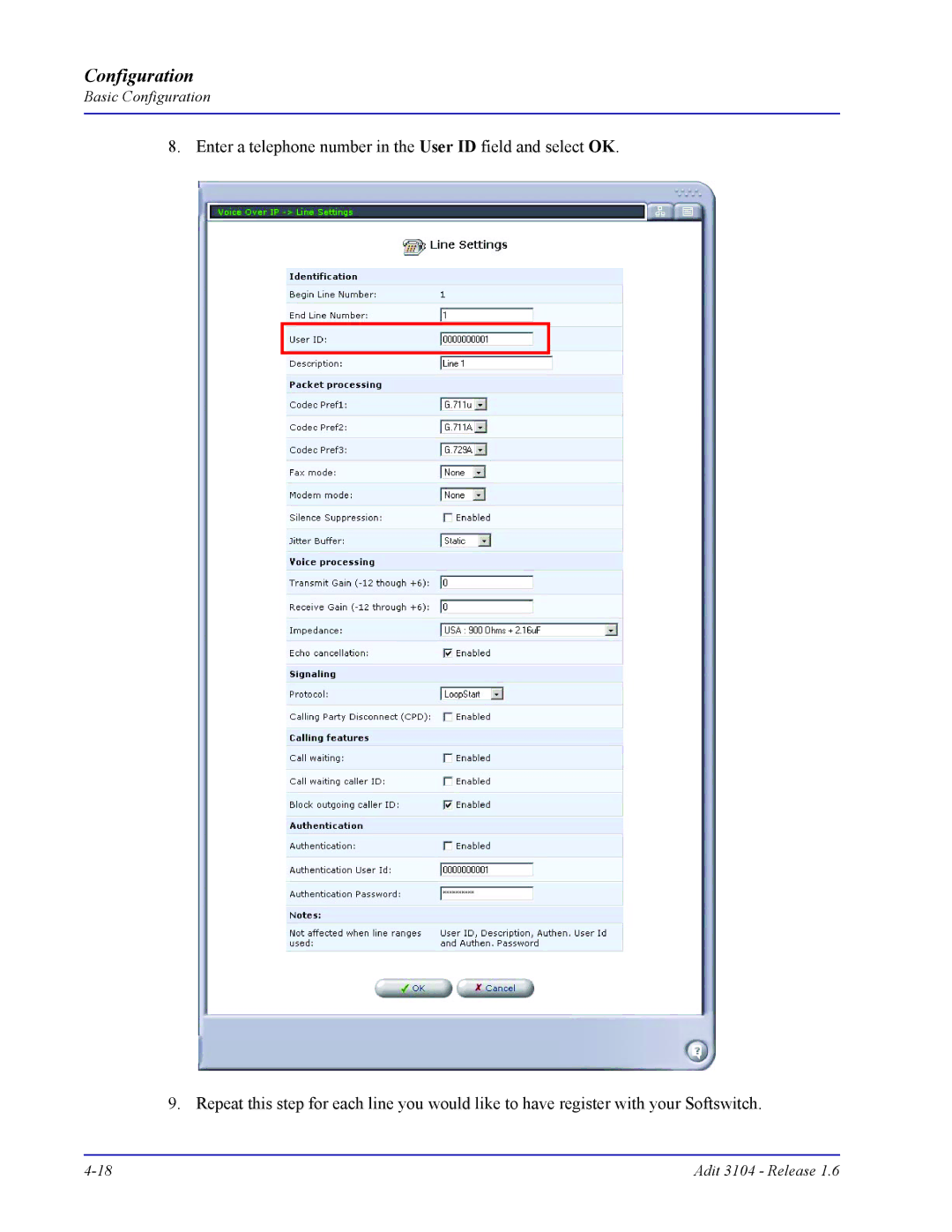 Carrier Access Adit 3104 user manual Configuration 