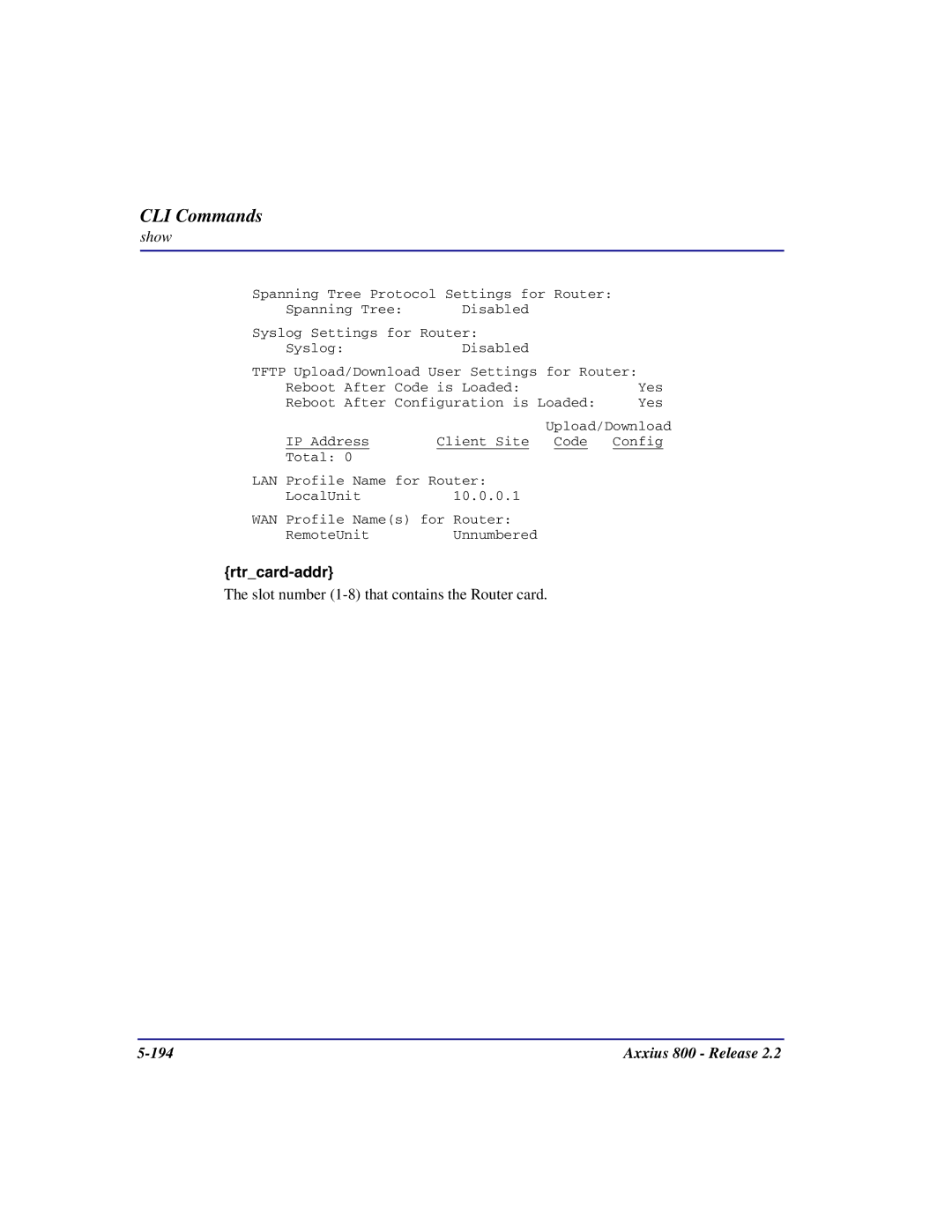 Carrier Access Axxius 800 user manual 194 