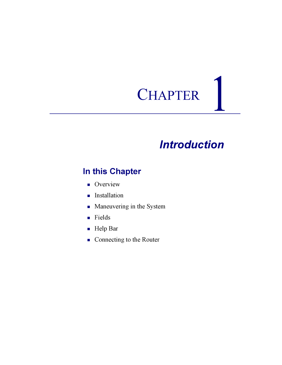 Carrier Access CMG Router user manual Chapter 