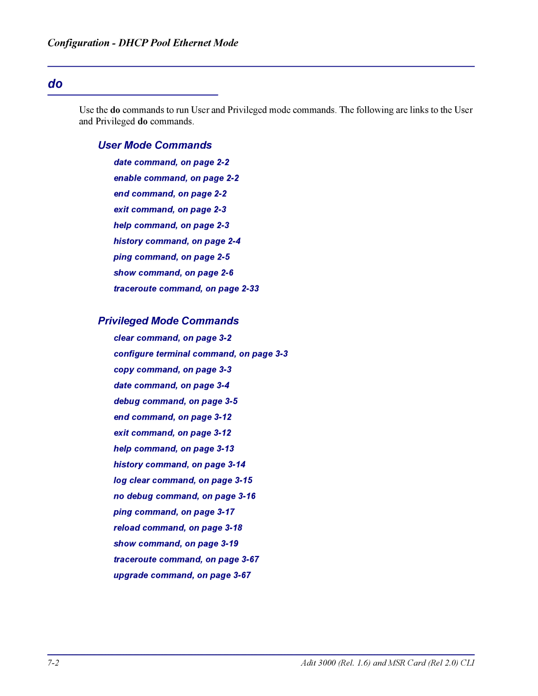 Carrier Access none manual Configuration Dhcp Pool Ethernet Mode 