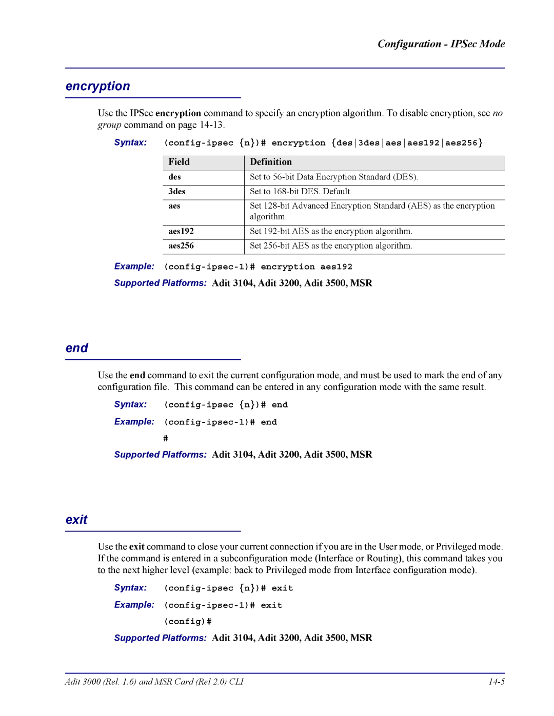 Carrier Access none manual Encryption 