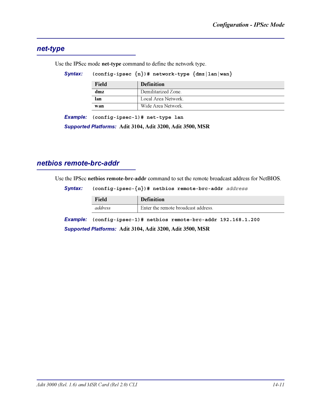 Carrier Access none manual Net-type, Netbios remote-brc-addr, Dmz lan wan 