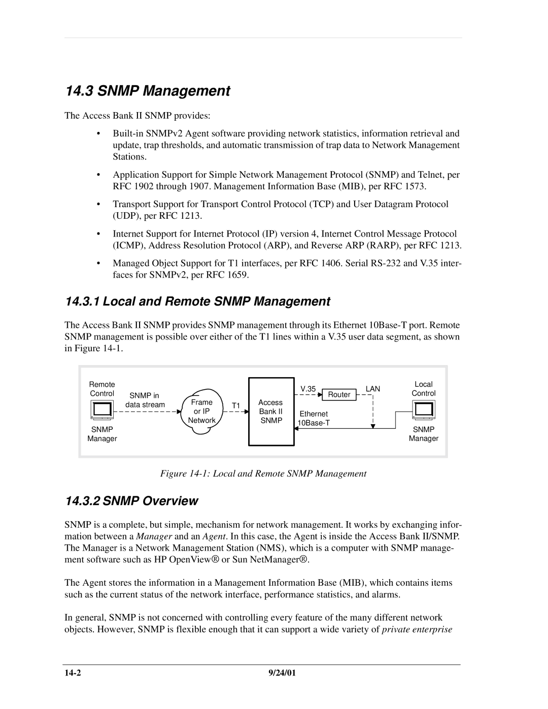 Carrier Access SNMP manual Local and Remote Snmp Management, Snmp Overview 