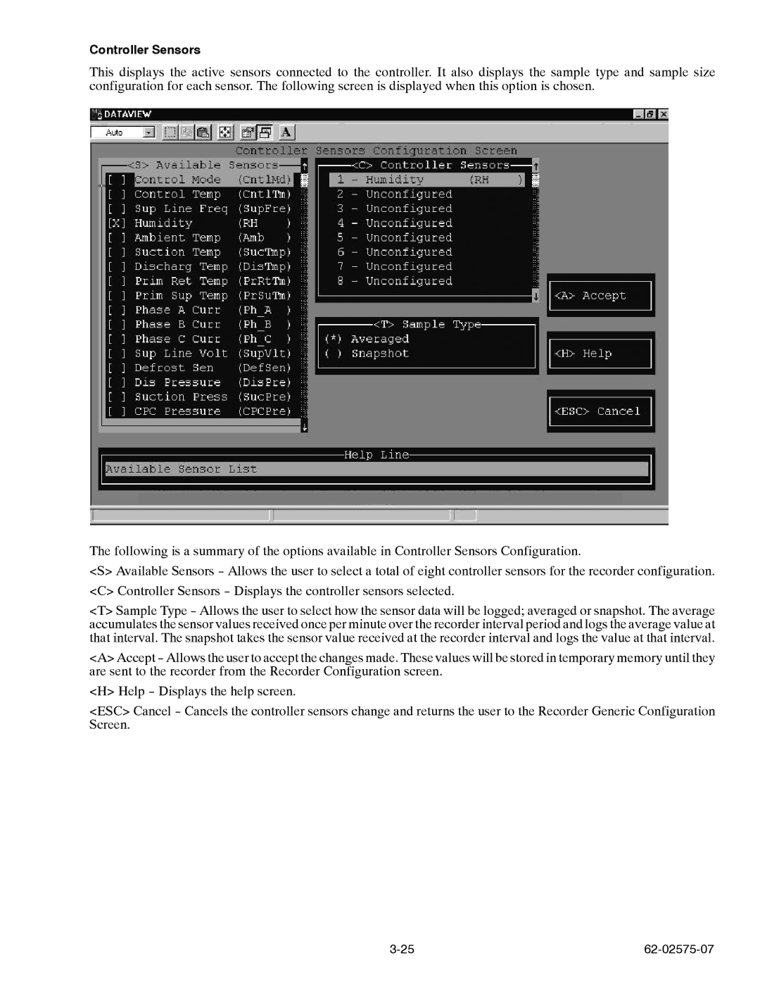 Carrier Container Refrigeration Unit manual Controller Sensors 