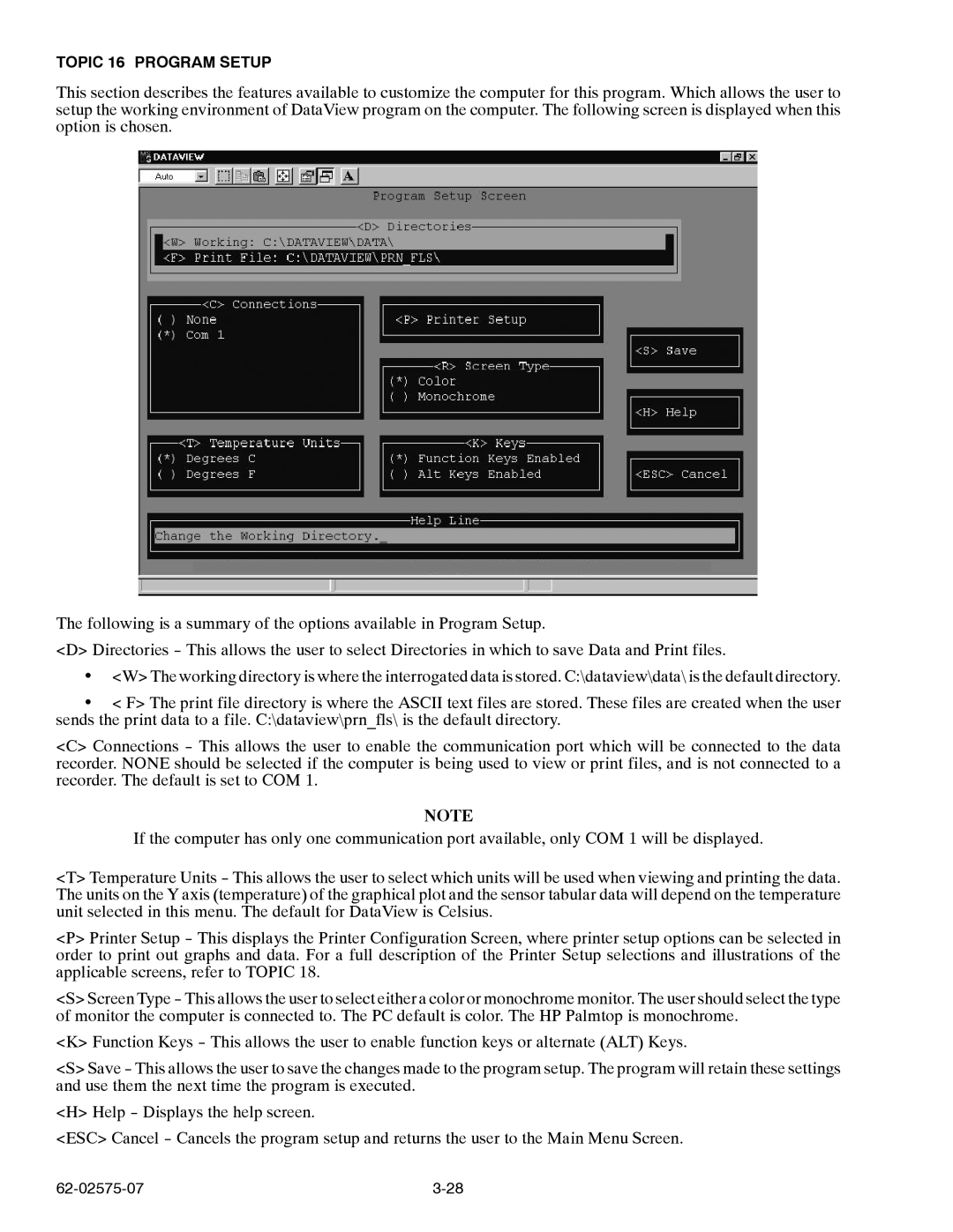 Carrier Container Refrigeration Unit manual Topic 16 Program Setup 