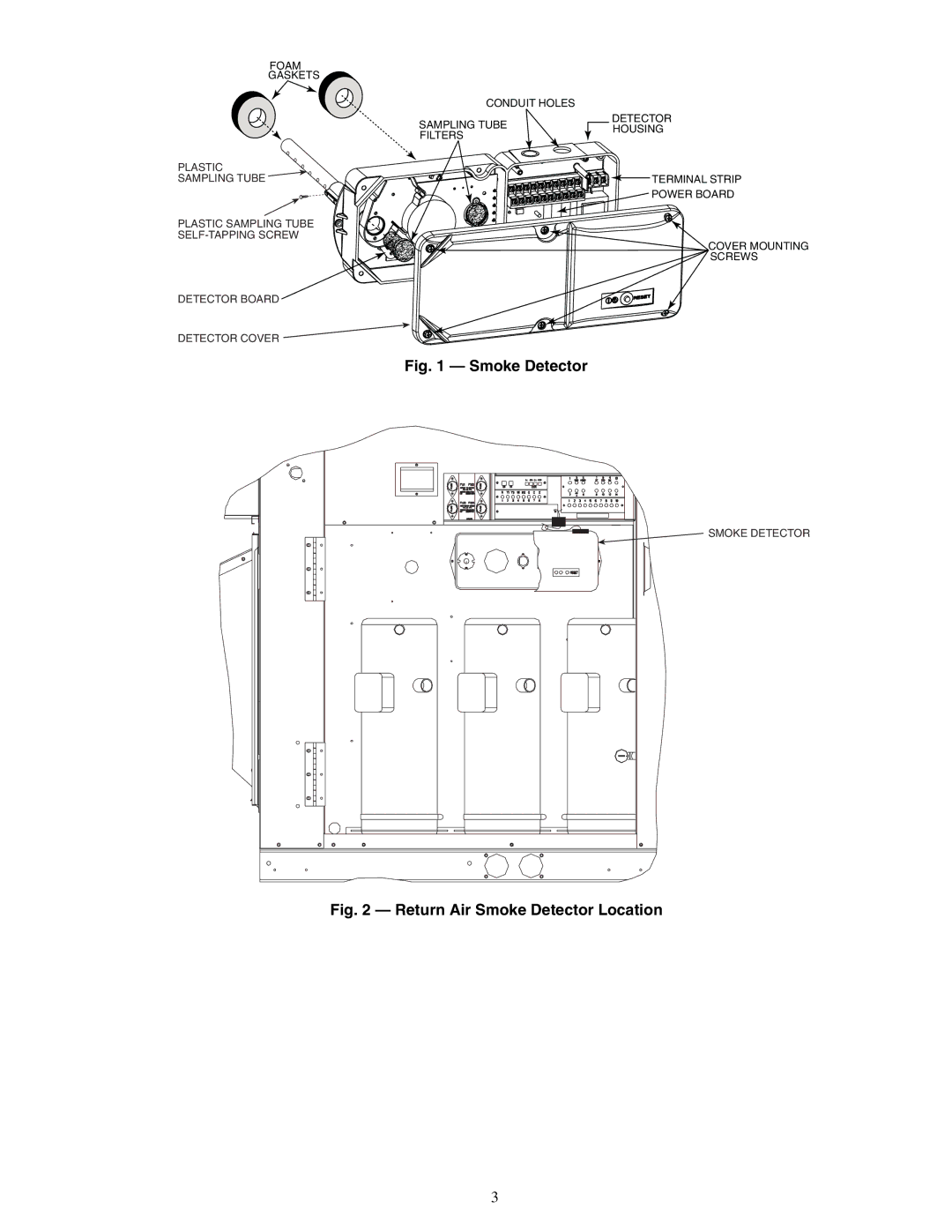 Carrier CRSMKDET001C00, CRSMKSUP001A00 installation instructions Smoke Detector 