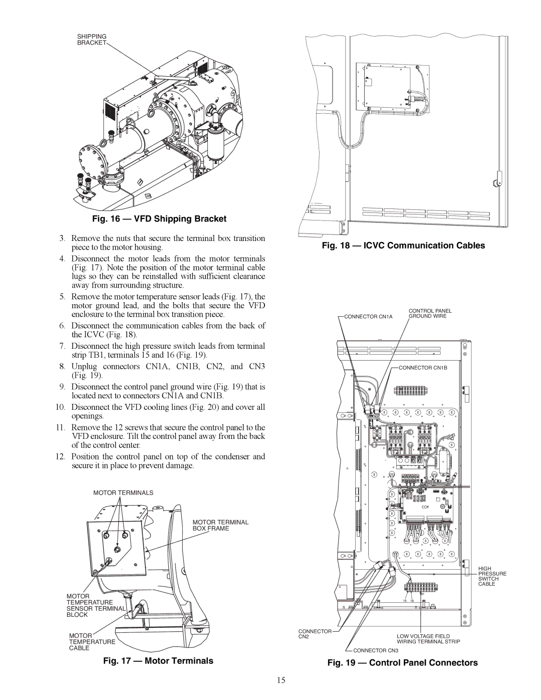 Carrier HFC-134A installation instructions A23-1565, A23-1567, A23-1570 