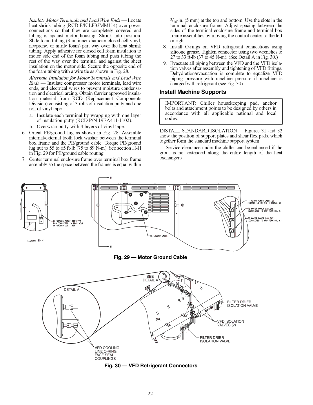 Carrier HFC-134A installation instructions A23-1578, A23-1579COUPLINGS 