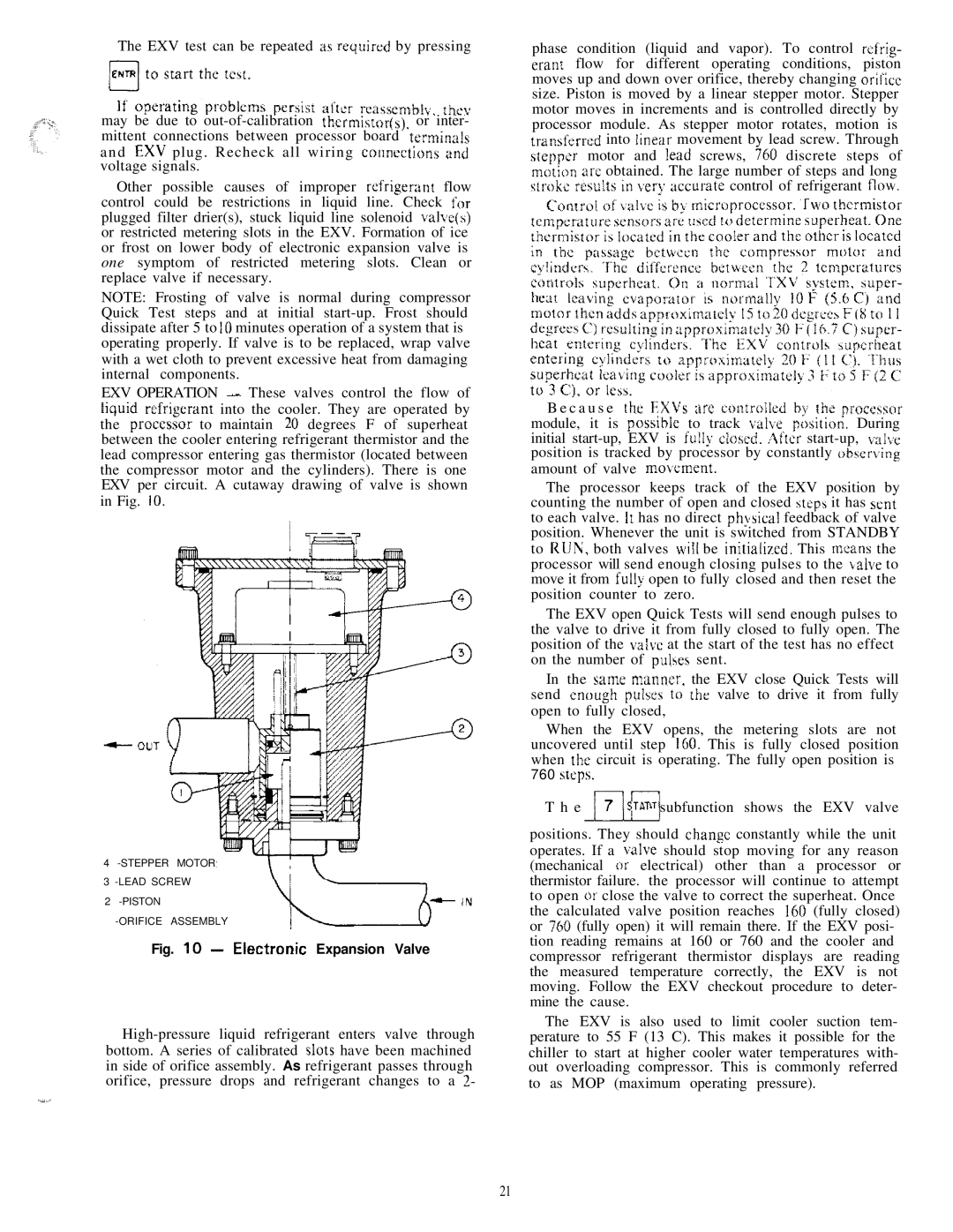 Carrier HS070-160 manual Electronic Expansion Valve 