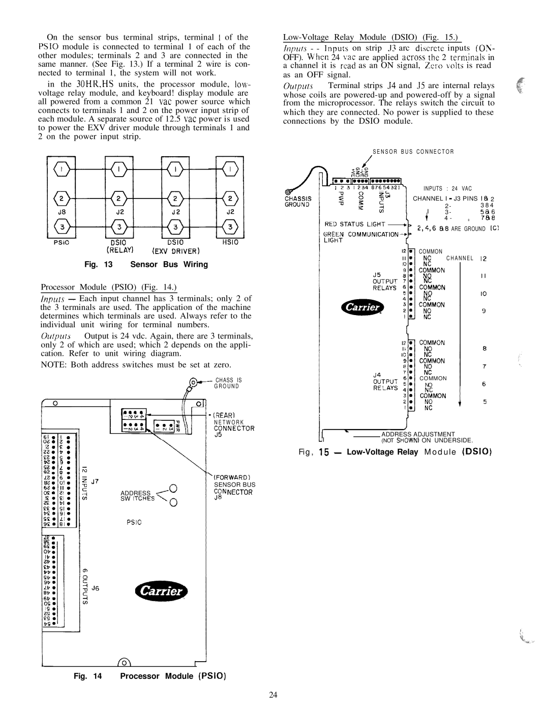 Carrier HS070-160 manual MoN 