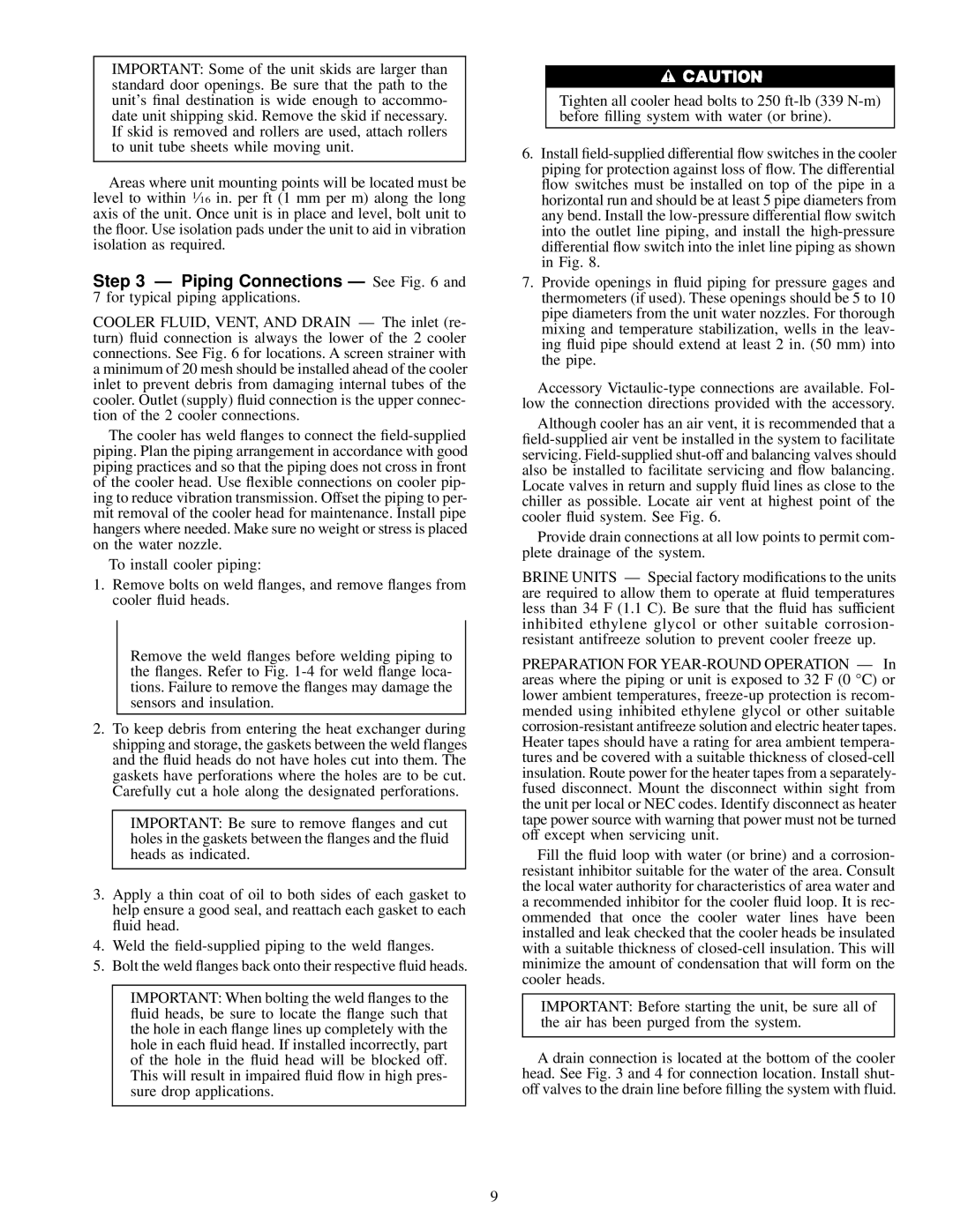 Carrier 30HXA, HXC076-186 installation instructions 