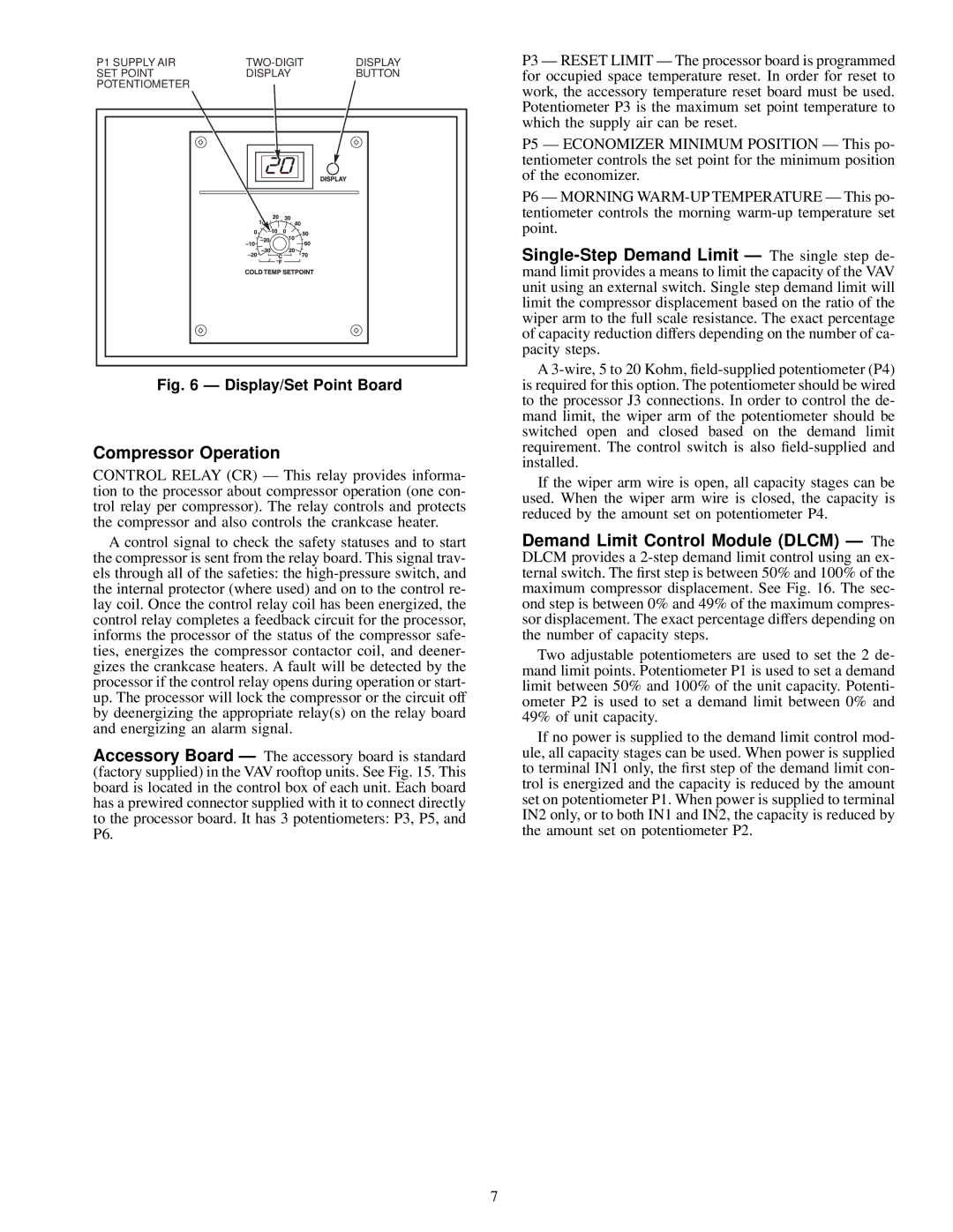 Carrier 50FK, JK034-074, 48FK specifications Compressor Operation 