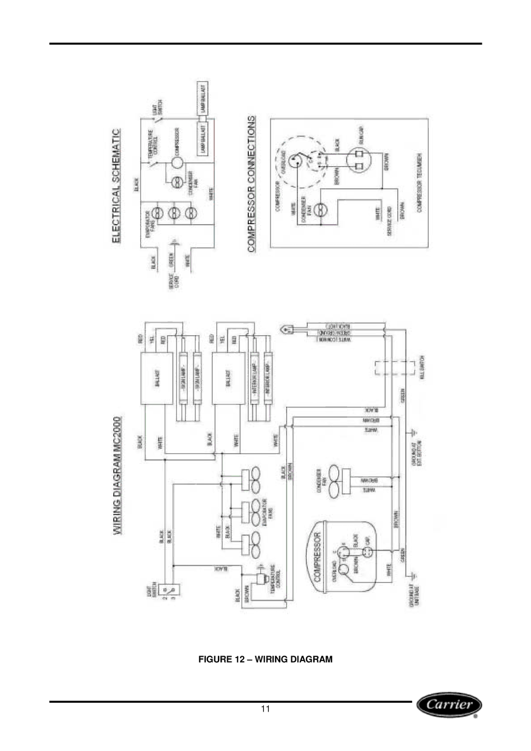 Carrier Miracool owner manual Wiring Diagram 