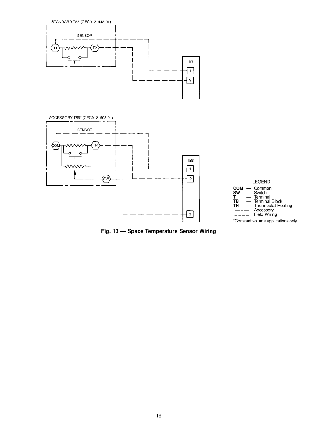 Carrier MPE62L-10R, 50MP62L-10R, 48MPD specifications Space Temperature Sensor Wiring 