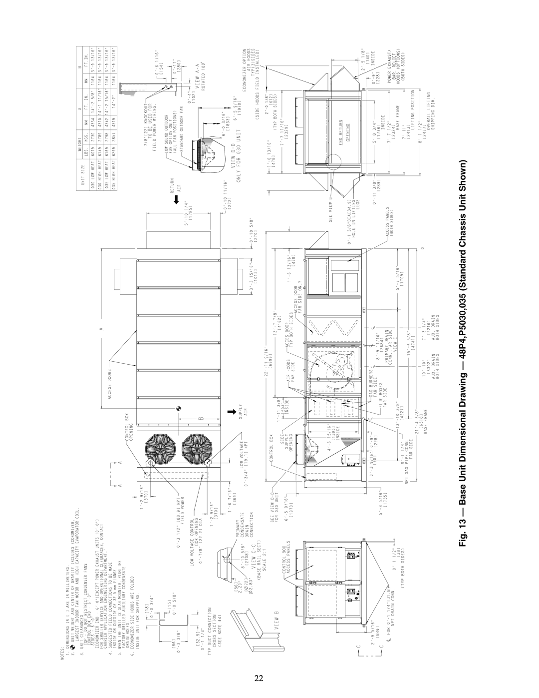 Carrier 48P2, P5030-100, P3, P4 installation instructions a48-8614 