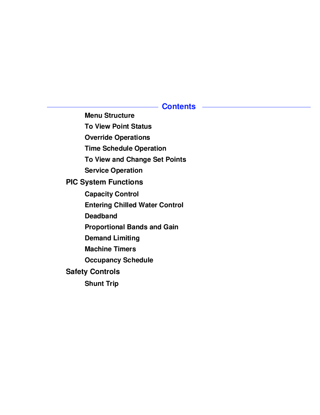 Carrier PC211 specifications PIC System Functions, Safety Controls, Shunt Trip 