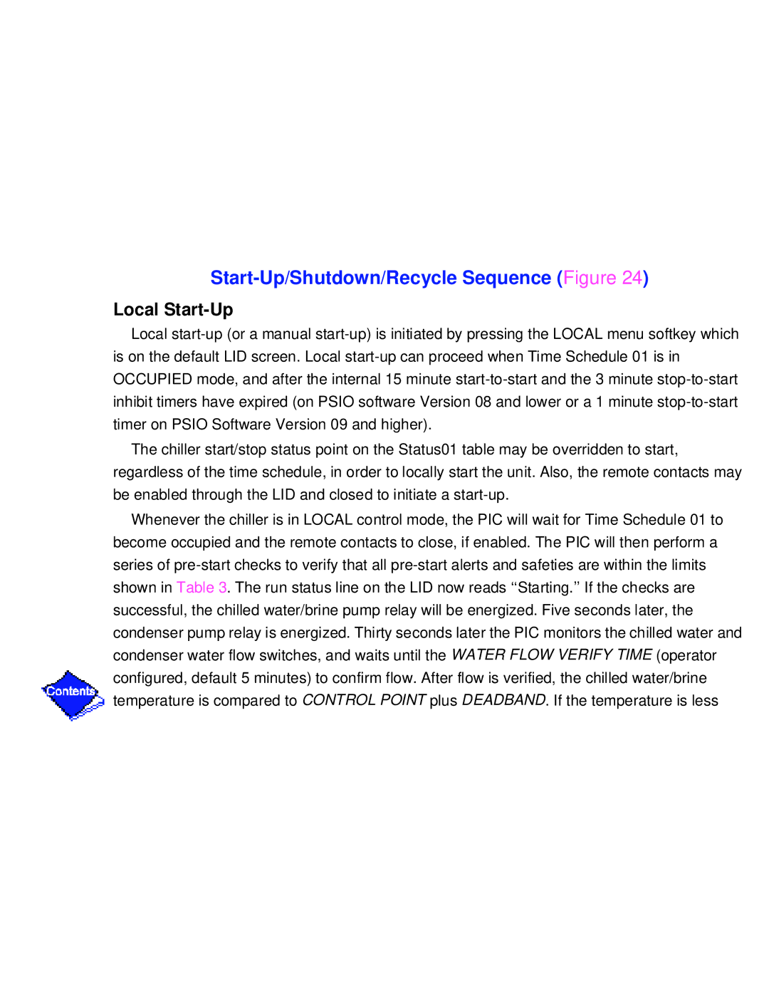 Carrier PC211 specifications Start-Up/Shutdown/Recycle Sequence Figure, Local Start-Up 