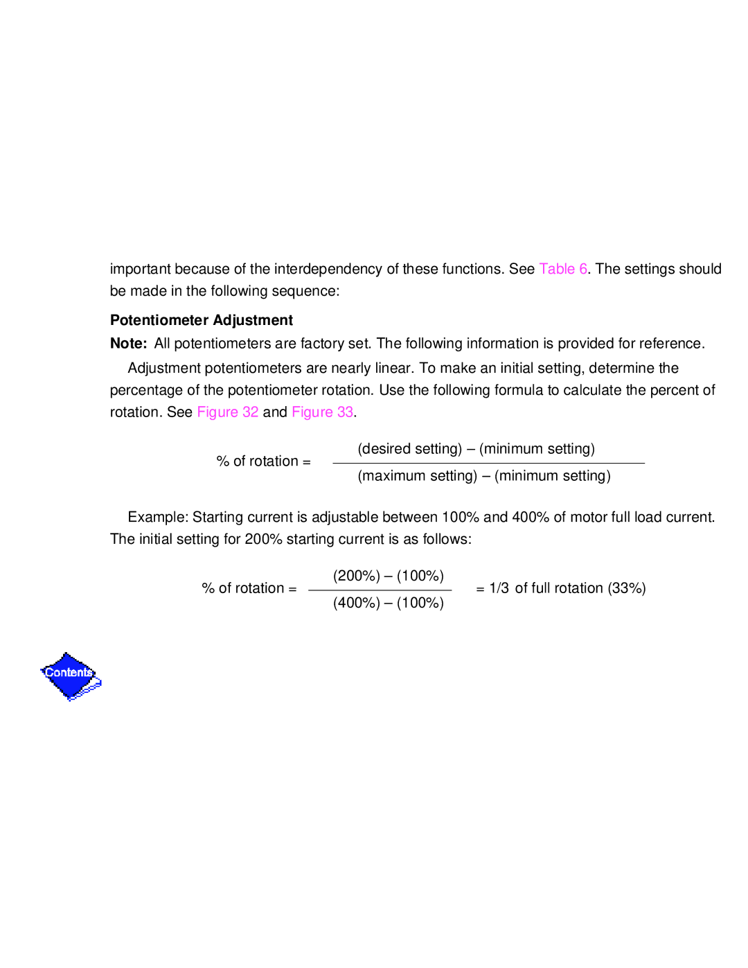 Carrier PC211 specifications Potentiometer Adjustment 