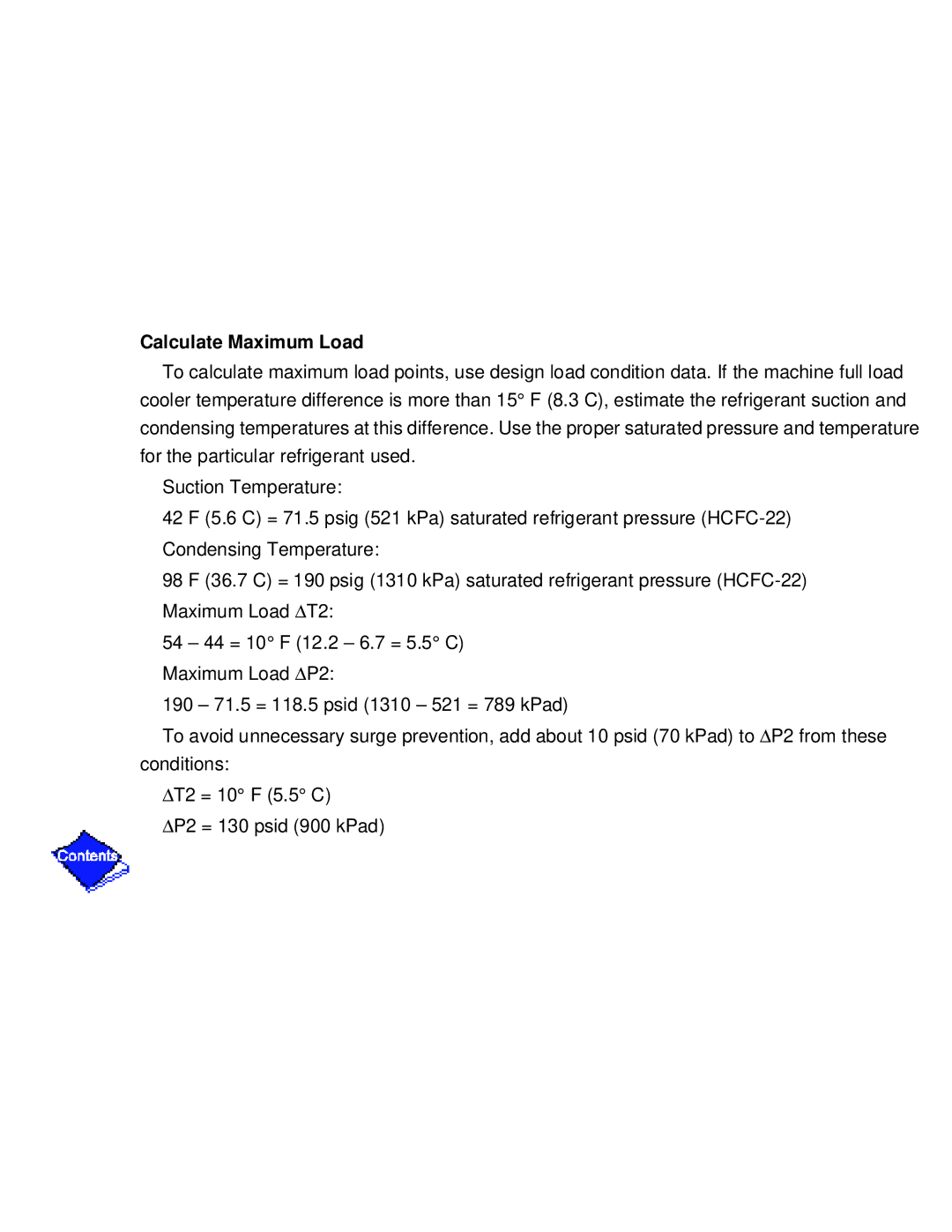 Carrier PC211 specifications Calculate Maximum Load 