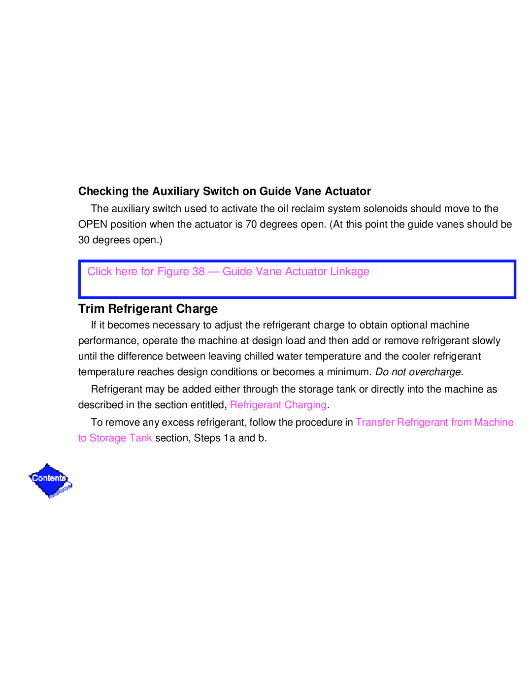 Carrier PC211 specifications Click here for Guide Vane Actuator Linkage 