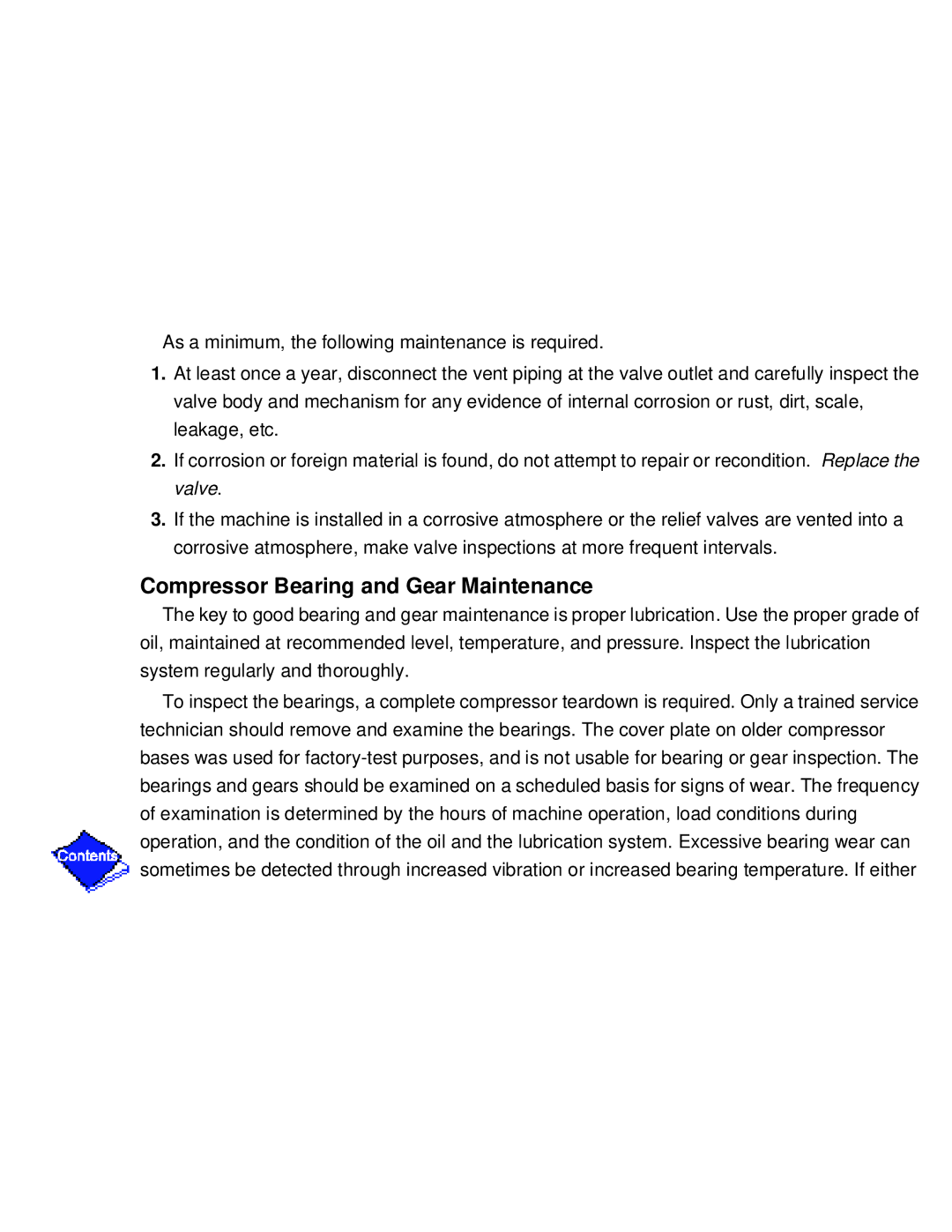 Carrier PC211 specifications Compressor Bearing and Gear Maintenance 