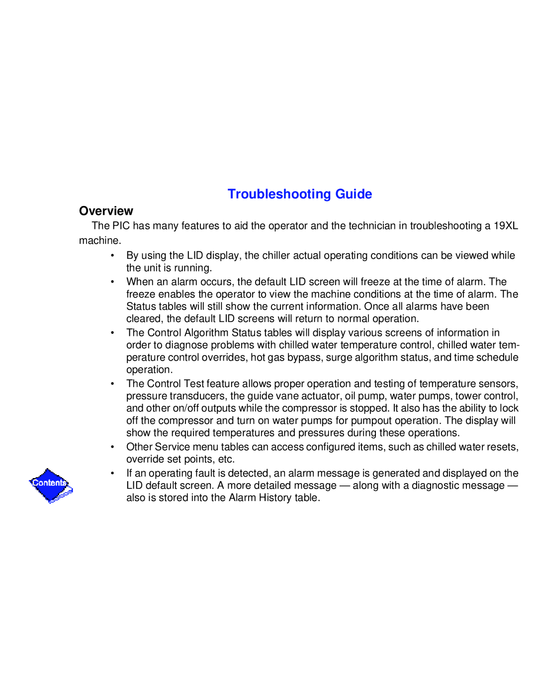 Carrier PC211 specifications Troubleshooting Guide, Overview 