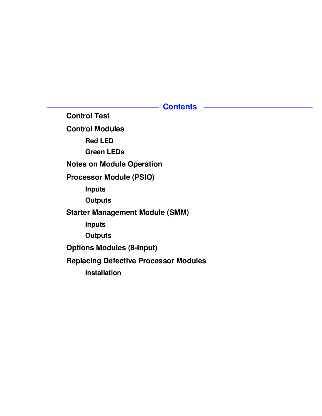 Carrier PC211 specifications Control Test Control Modules, Processor Module Psio, Starter Management Module SMM 