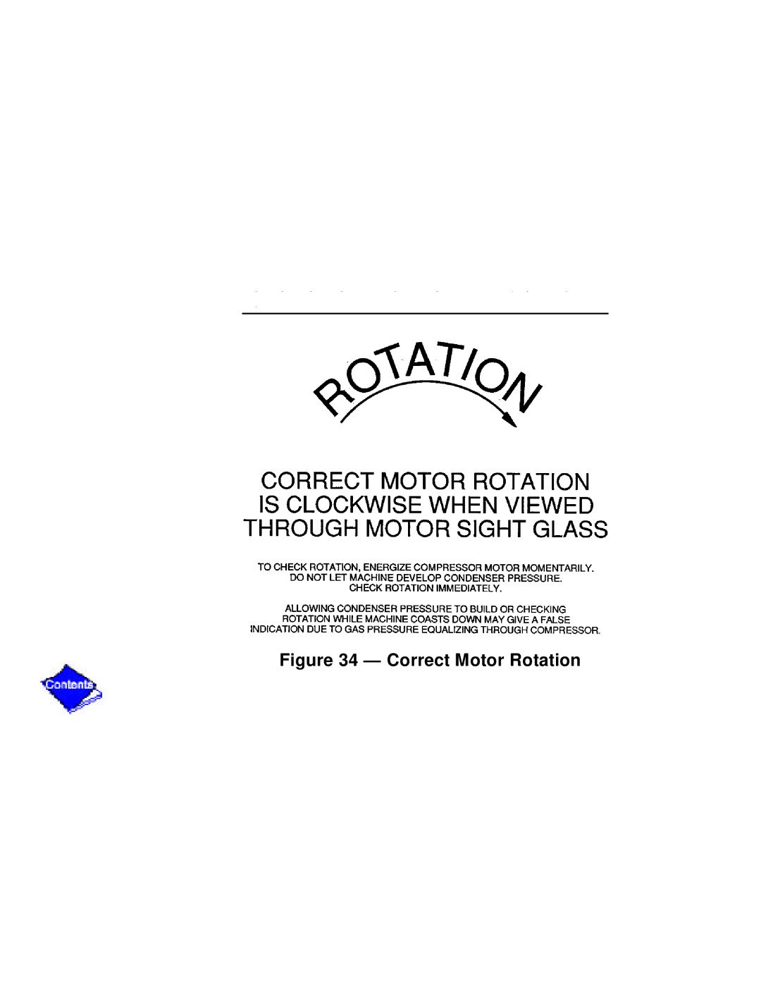 Carrier PC211 specifications Correct Motor Rotation 