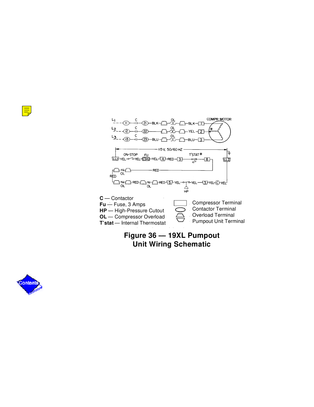 Carrier PC211 specifications 19XL Pumpout Unit Wiring Schematic 