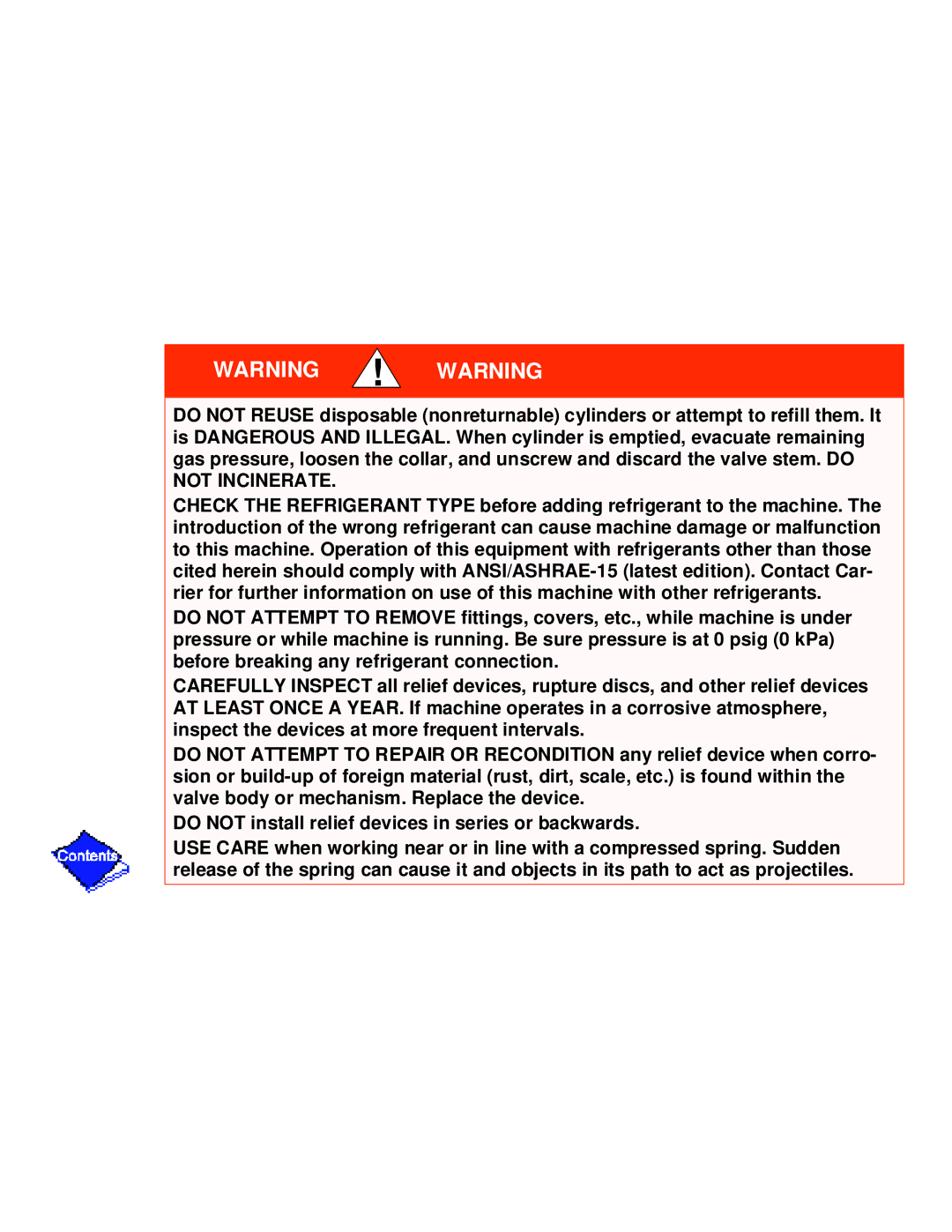 Carrier PC211 specifications 