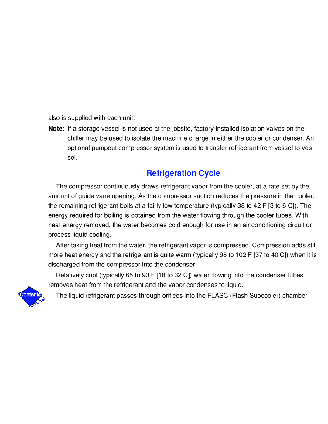 Carrier PC211 specifications Refrigeration Cycle 